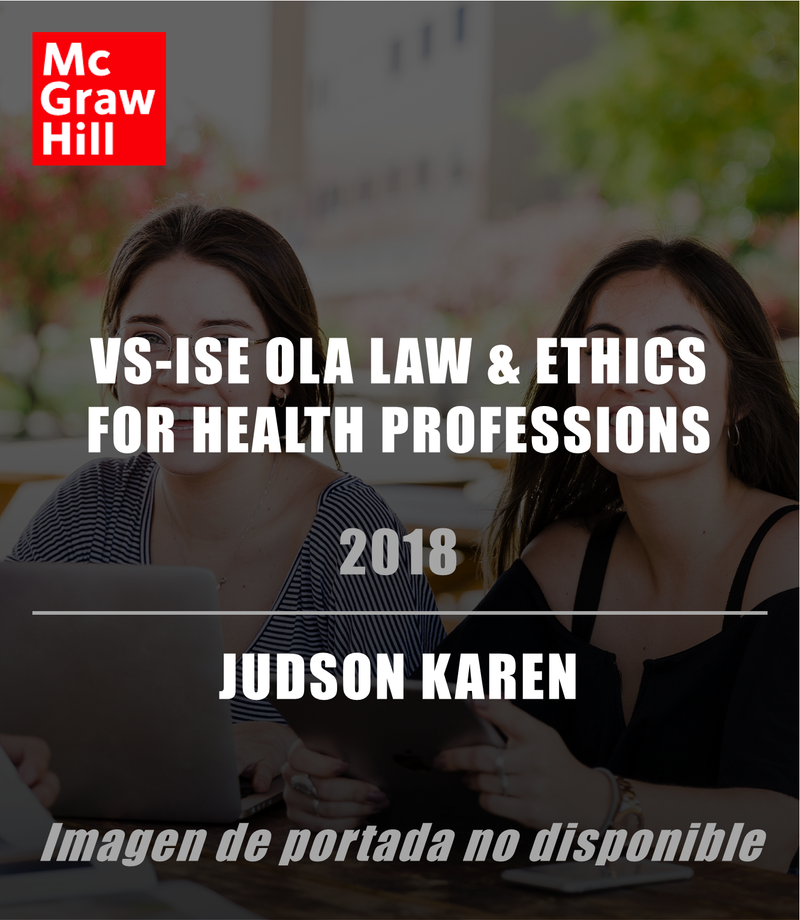 VS-ISE OLA LAW & ETHICS FOR HEALTH PROFESSIONS